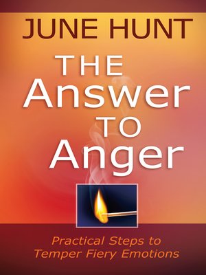 cover image of The Answer to Anger